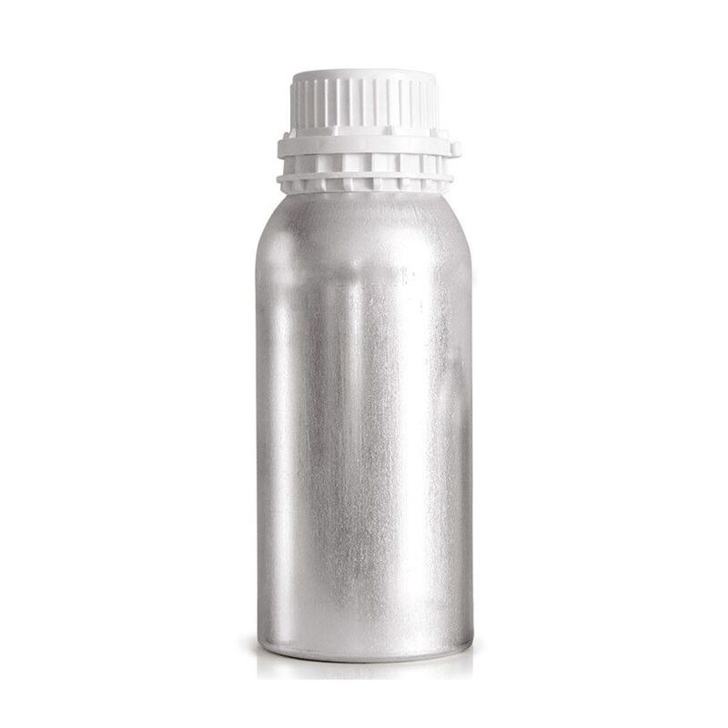 Aluminium Bottle 625ml With White Screw Cap & Pull-out Ring