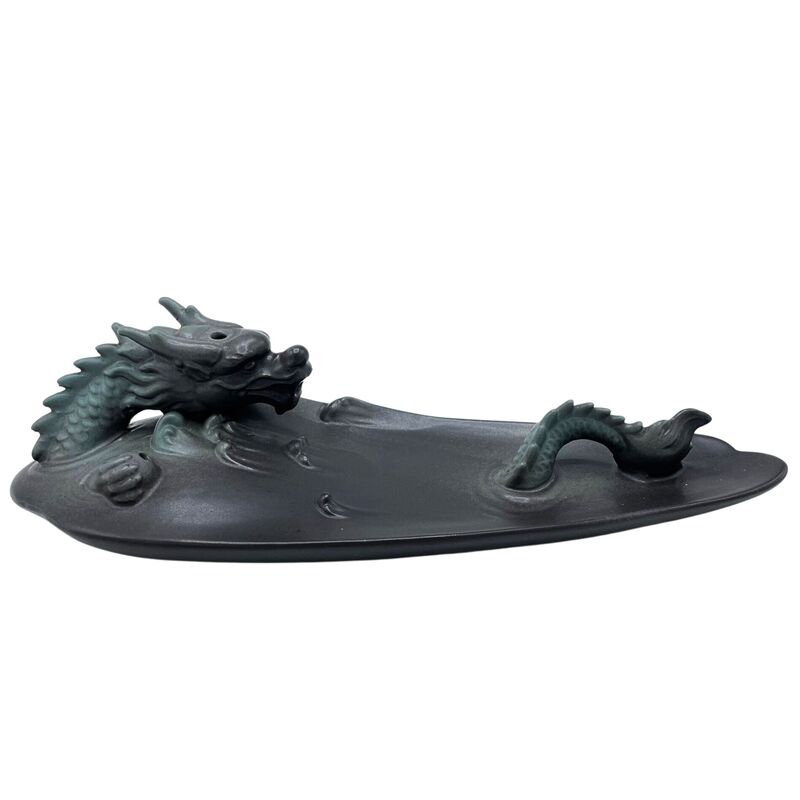 Backflow Incense Burner - Dragon In Pool With Intricate Details - Mesmerising Cascade Effect