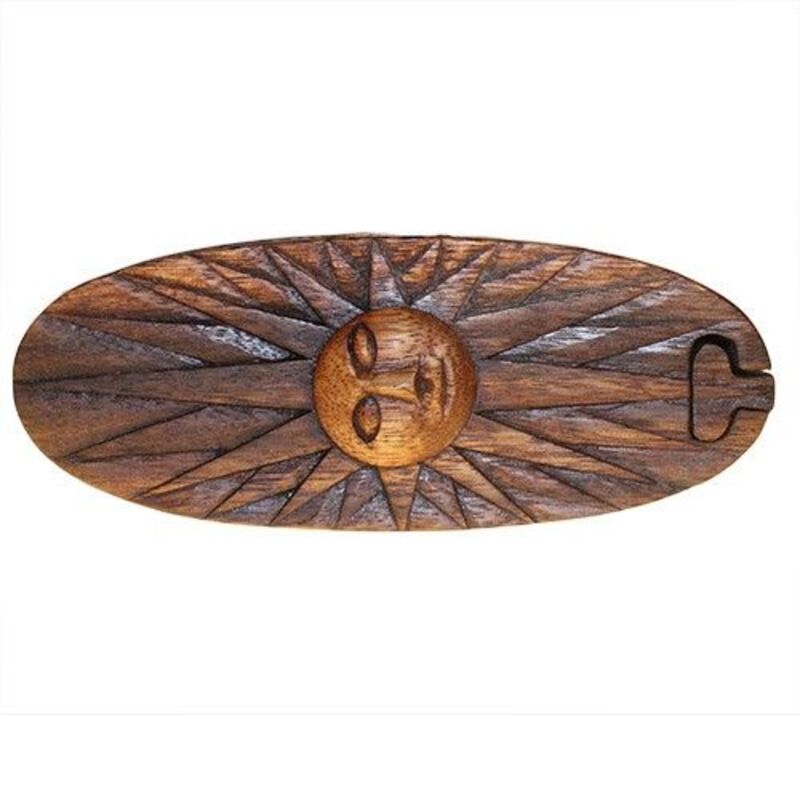 Sheesham Wood Magic Box Puzzle - Hidden Compartment, Handcrafted In Bali