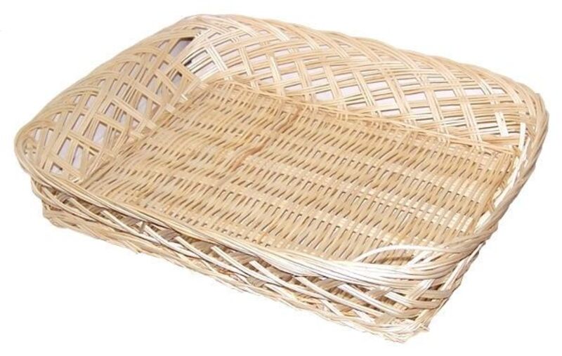 Rectangular Wicker Basket - 35x30x7cm