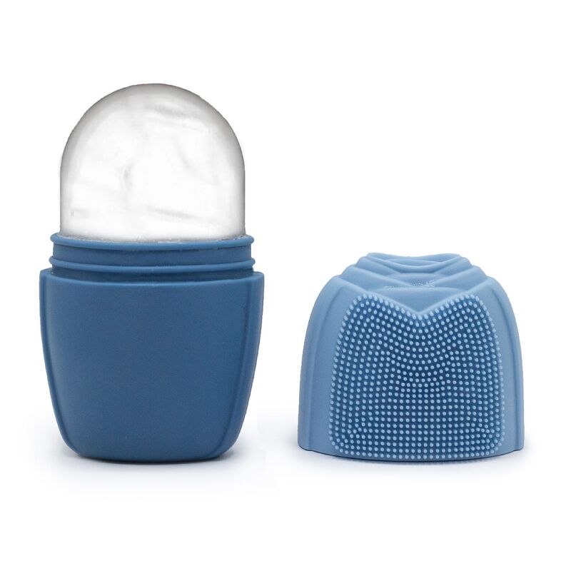 Silicone Ice Face Roller For De-puffing & Cooling - Blue