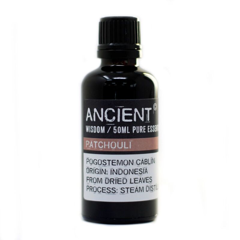 Patchouli Essential Oil 50ml - Indonesia Steam Distilled For Skincare & Aromatherapy