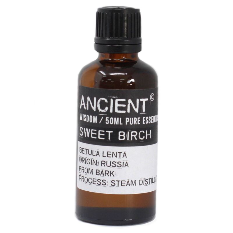 Sweet Birch Essential Oil 50ml - Natural Astringent, Skincare, Detoxifying
