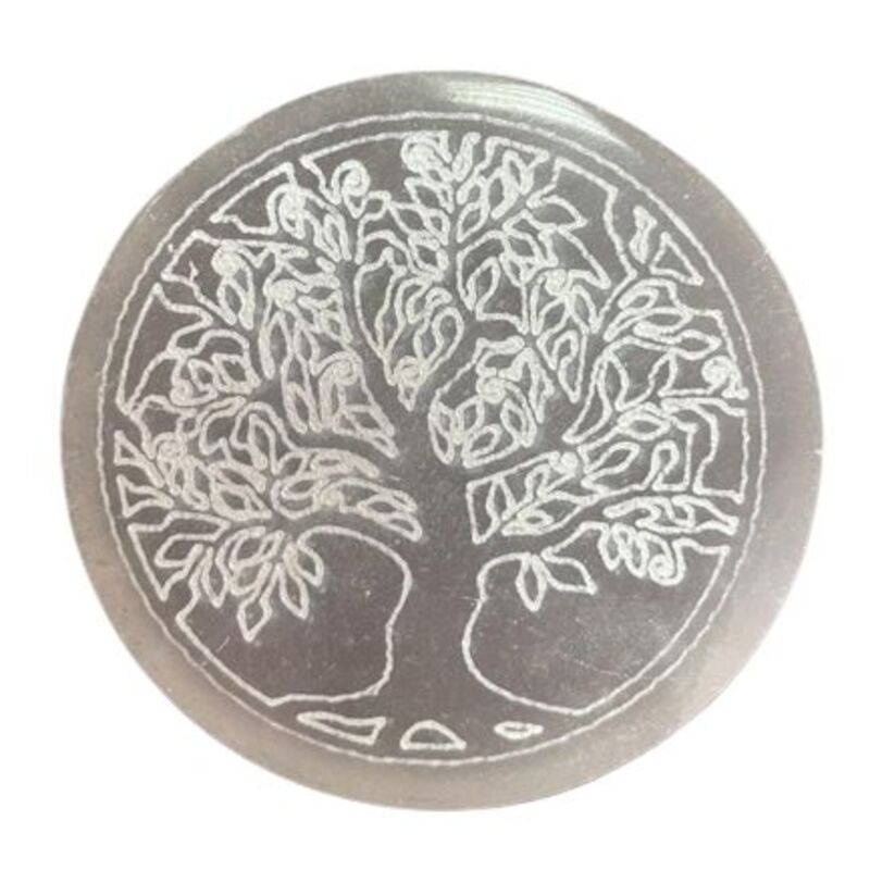 Tree Of Life 8cm Charging Plate - Decorative Trinket Dish For Jewellery, Keys, Coins