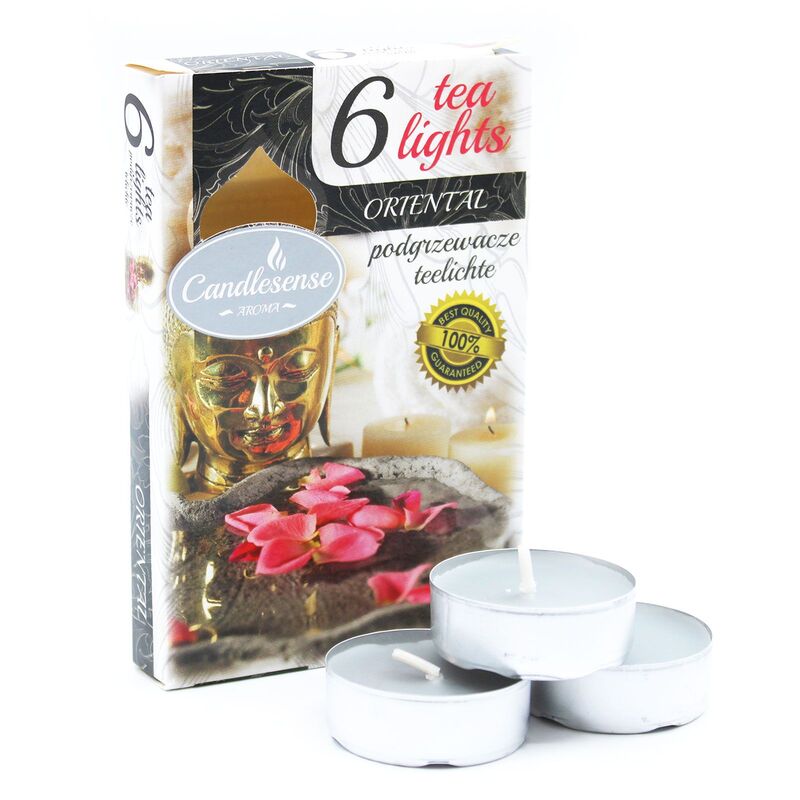 Scented Tealights - Oriental Fragrance, Set Of 6